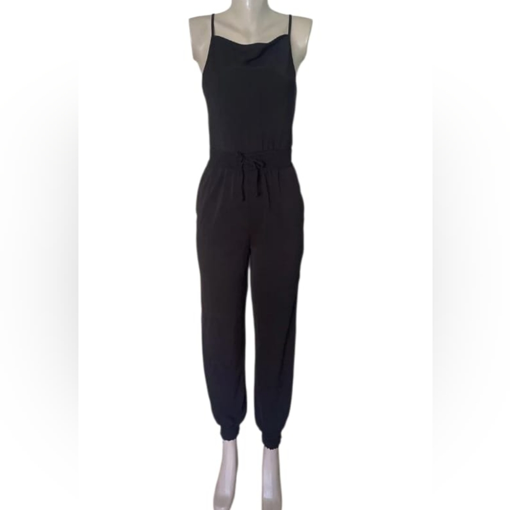 GB Girls Black Sleeveless Jumpsuit